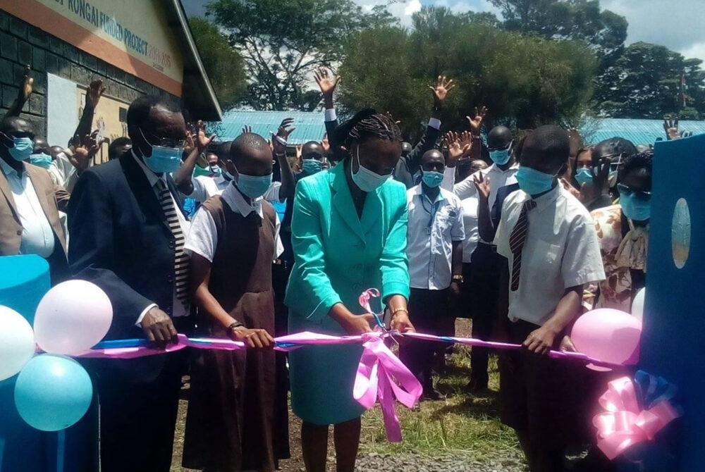 Launch of modern handwashing facility at Mercy Njeri Primary School
