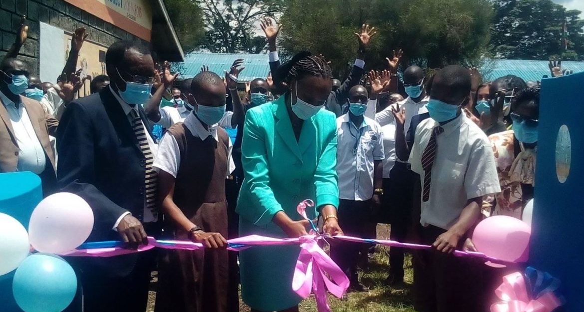 Launch of modern handwashing facility at Mercy Njeri Primary School