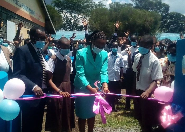 Launch of modern handwashing facility at Mercy Njeri Primary School